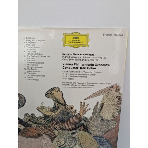 Prokofiev Peter and the Wolf Vienna Philharmonic Deutsche Grammophon 2530 588 - Picture 8 of 9